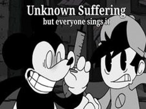 FNF Unknown Suffering but Everyone Sings it Online Game