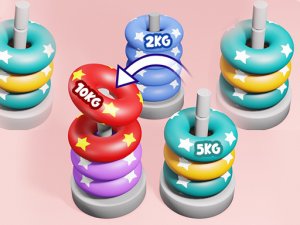 Gym Stack 3D Puzzle Game