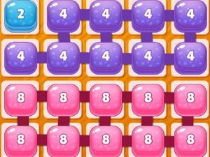 Merge 2048 Cake Puzzle Game