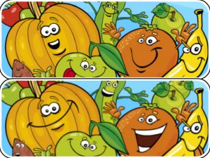 Cartoons Five Diffs Puzzle Game