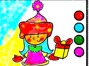 Easy Coloring SantaClaus Online Game