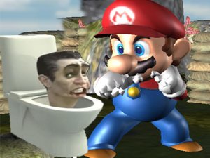 Super Spy Mario VS Skibidi Toilet Stealth Action Game