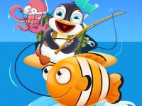 Baby Penguin Fishing Online Game