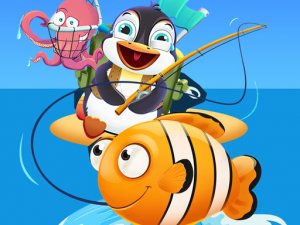 Baby Penguin Fishing Online Game
