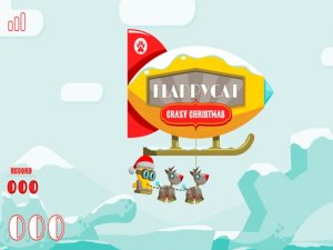 FlappyCat Crazy Christmas Online Game
