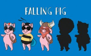 Falling Pig - Gravity Adventure Online Game